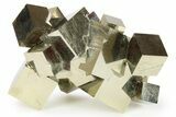 Amazing, Natural Pyrite Cube Cluster - Navajun, Spain #264490-1